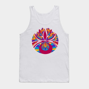 Triad Abstract Motif Tank Top